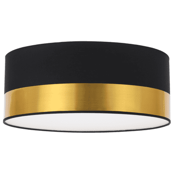 shumee STROPNA SVETILKA ELEGANCE PLEXI ČRNO-ZLATA 40 CM E27
