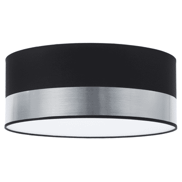 shumee STROPNA SVETILKA ELEGANCE PLEXI ČRNO KROMIRANA 40 CM E27