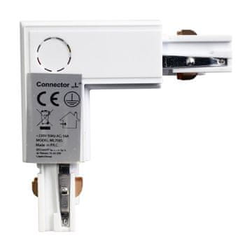 Milagro Milagro beli 3-obodni priključek za tirno svetilo TRACK LIGHT, tip LD