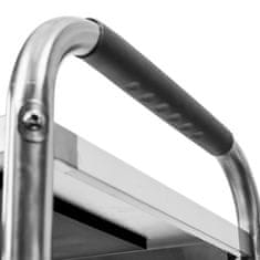 shumee Servirni voziček Mega-M STANDARD iz nerjavečega jekla z 2 polici Š-90 cm G-50 cm V-90 cm N