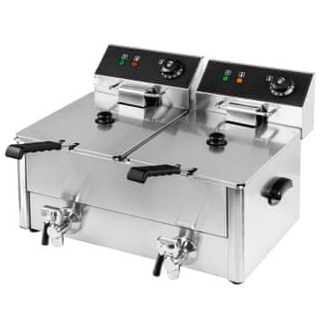 shumee Električna cvrtnica Mega-M UC 2x6l.2x2,5kW.230V N