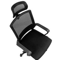 shumee Vrtljiv pisarniški stol Furvero Basic PLUS črne barve N