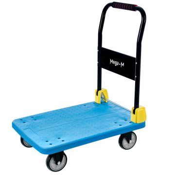 shumee Voziček s platformo Mega-M 300 kg 48 cm x 70 cm S moder N