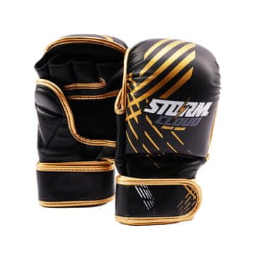 shumee Rokavice za sparing StormCloud Lynx MMA črne/zlate, 7oz, M/L