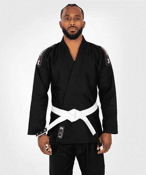 shumee Venum Kimono/Gi First BJJ moški GI črne barve z belim pasom A3.5