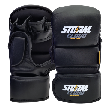 shumee Rokavice za sparing StormCloud MMA, 7oz, za začetnike, črno/bele, XL