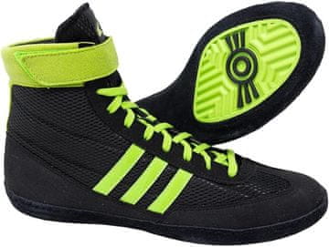 shumee Adidas Combat Speed 4 rokoborski čevlji črne in zelene barve, velikost 44 2/3