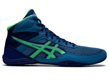 shumee Asics Matflex 6 rokoborski čevlji modro/zeleni 37.5