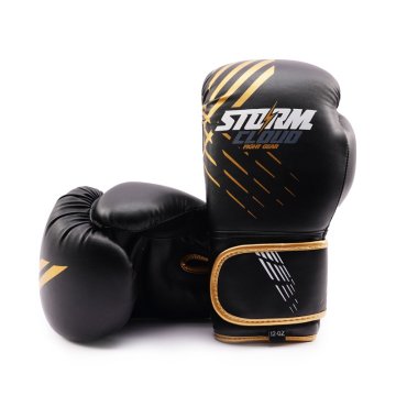 shumee Boksarske rokavice StormCloud Lynx črno-zlate 14 oz