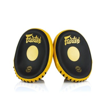 shumee Fairtex FMV15 boksarski ščitniki črno/zlati