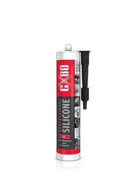 cx80 PROFESIONALNI SILIKON 310 ML VISOKOTEMPERATURNI BREZBARVEN - CX-297