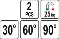 shumee MAGNETICKÉ ZVÁRACIE DRŽIAKY 25 KG 2 KS - YT-08722