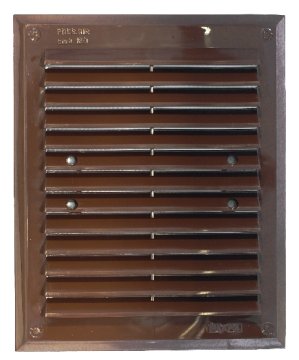 shumee VENTILATIONSGALLER MED NÄT 175*215MM BRUN - KRA 012 BR