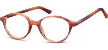 shumee Očala z okroglim okvirjem Sunoptic CP147F v jantarni barvi