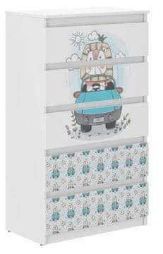 shumee Otroška komoda R-5 LEVJI KRALJ