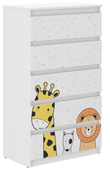 shumee Otroška komoda R-5 MINI ZOO