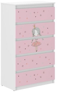 shumee Otroška komoda R-5 PRINCESS