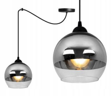 shumee ELEGANTNA KROMIRANA LED VISEČA SVETILKA SPIDER