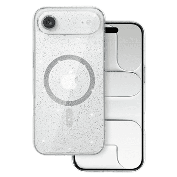 Onasi Silikonski ovitek Glitter MagSafe za iPhone 17 Air - prozoren z bleščicami