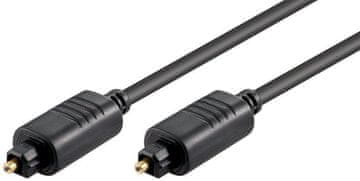 MicroConnect Toslink M-M 10m črn