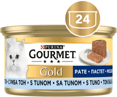 Gourmet Gold pašteta za muce, tuna, 24x85g