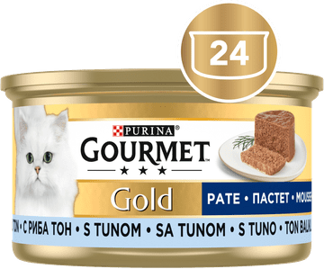 Gourmet Gold pašteta za muce, tuna, 24x85g