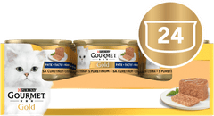 Gourmet Gold pašteta za muce, perutnina, 24x85g