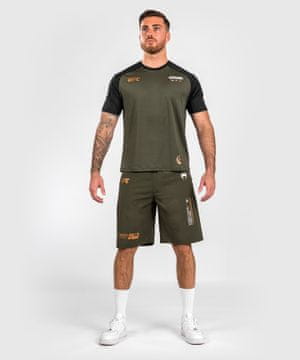 shumee Venum UFC Authentic Fight Week 3.0 Adrenaline Khaki kratke hlače za trening Small