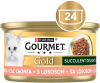 Gourmet Gold Succulent Delights hrana za muce, losos, 24x85g