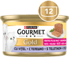 Gourmet Gold Junior pašteta za muce, teletina, 12x85g
