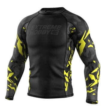 Extreme Hobby Extreme Hobby Rashguard z dolgimi rokavi Black Panther črno-rumena M