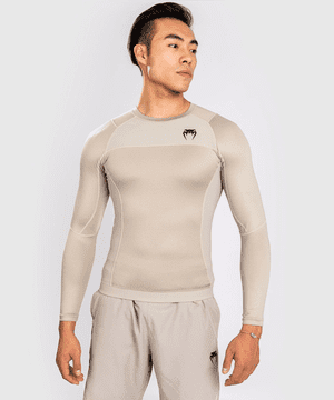 VENUM Venum moški G-Fit AIR rashguard z dolgimi rokavi, peščeno moder