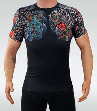 shumee Moški rashguard s kratkimi rokavi Ground Game Bushido 3.0 M
