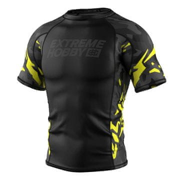 shumee Extreme Hobby Rashguard s kratkimi rokavi Black Panther črno-rumen L