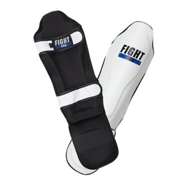 shumee Ščitniki za goleni Fight Pro Basic beli L