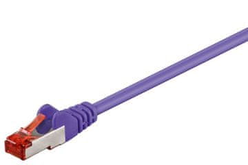 MicroConnect Kabel F/UTP CAT6 0.25m Vijoličen PVC Omrežni