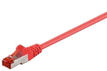 Kabel F/UTP CAT6 0.5m Rdeč PVC Omrežni