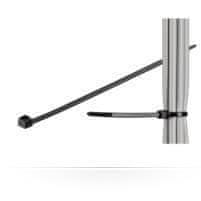 MicroConnect Kabelske vezice 100kos, črne 203x3,5mm