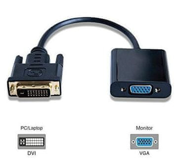 MicroConnect DVI-D na VGA adapter