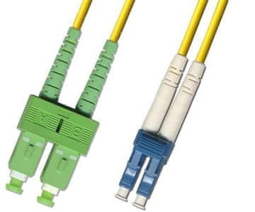MicroConnect Patch Kabel - SC/APC-LC/UPC 2m OS2 Optični