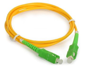 MicroConnect Patch Kabel - SC/APC-SC/APC 1m OS2 Optični, Singlemode, Simplex, rumena