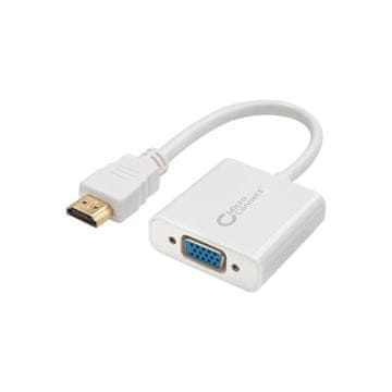 Adapter HDMI - VGA M/F, bel