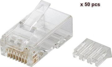 MicroConnect Modularni vtič CAT6 vtič 8P8C, 50kos