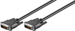 MicroConnect DVI-D 24+1-pin 5m M-M Črn