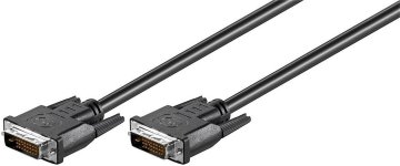 MicroConnect DVI-D 24+1-pin 5m M-M Črn