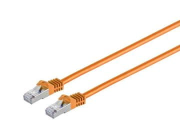 CAT7 S/FTP omrežni kabel 1,5m oranžen