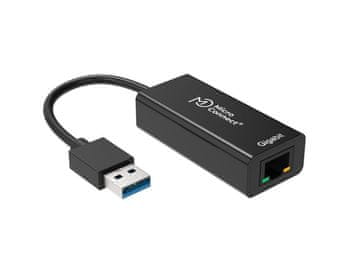 MicroConnect Adapter USB3.0 - Gigabit Ethernet RJ45 Črn