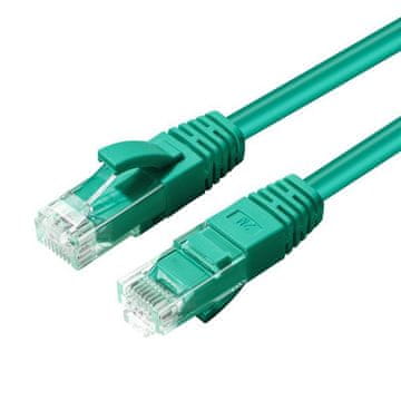 CAT6A UTP 0.15m zelen LSZH