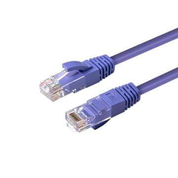 Omrežni kabel UTP CAT6 0.3M vijola LSZH