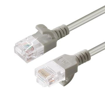 MicroConnect Kabel U/UTP CAT6 0.25M Siv tanek Omrežni